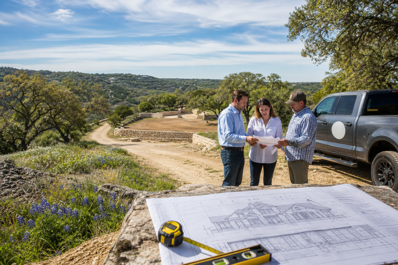 Owner builder custom homes Texas Hill Country