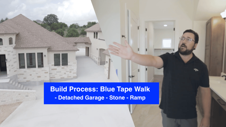 Custom home building process canyon lake pic