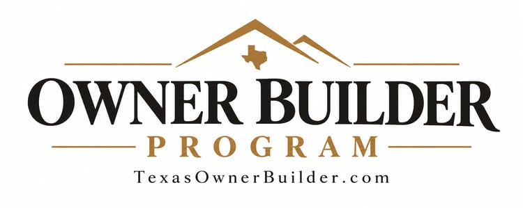 Texas Owner Builder Program