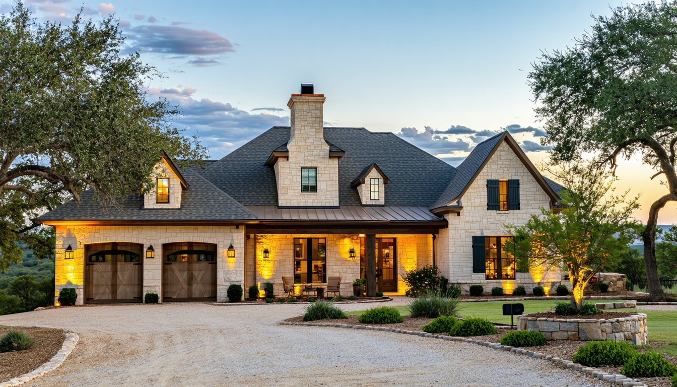 A picturesque custom-built home set against the sc
