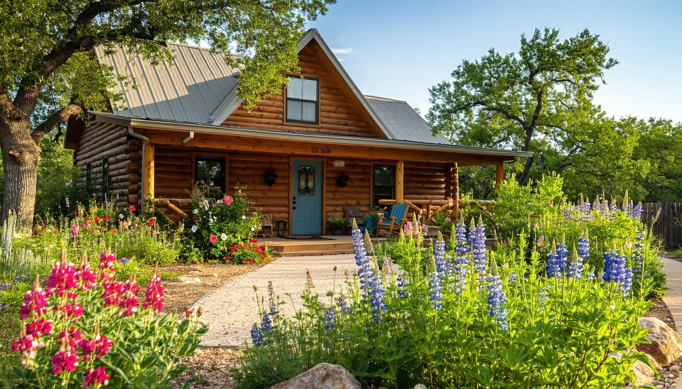 A picturesque rental cabin in Fredericksburg, TX,